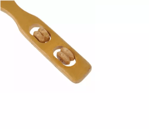 Bamboo Back Scratcher Massage Rollers Long Reach Therapeutic Bamboo Massager Stick For Back Shoulde 4