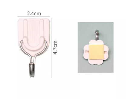 Strong NoDrill Wall Hooks 24Pack Heavy Duty Adhesive Hangers For Home  Office 6