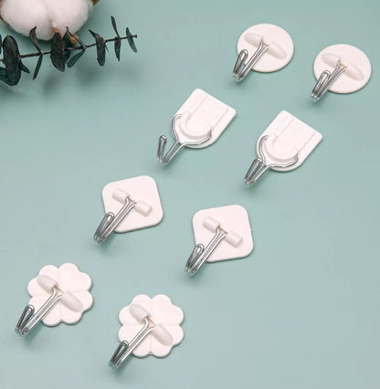 Strong NoDrill Wall Hooks 24Pack Heavy Duty Adhesive Hangers For Home  Office 5