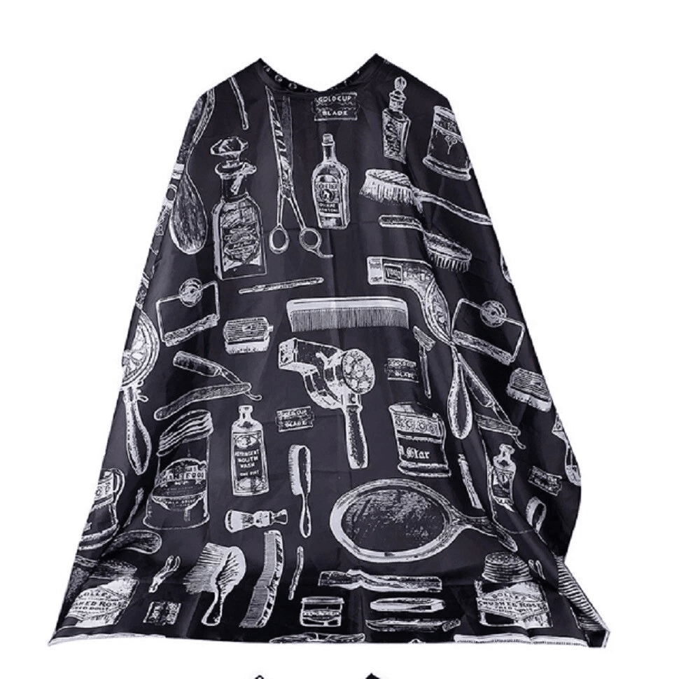 Salon Hair Cutting Cape & Hairdresser Gown, Heavy Duty Barber Cloth Apron, Waterproof, Adjustable Snap Neck for Salon