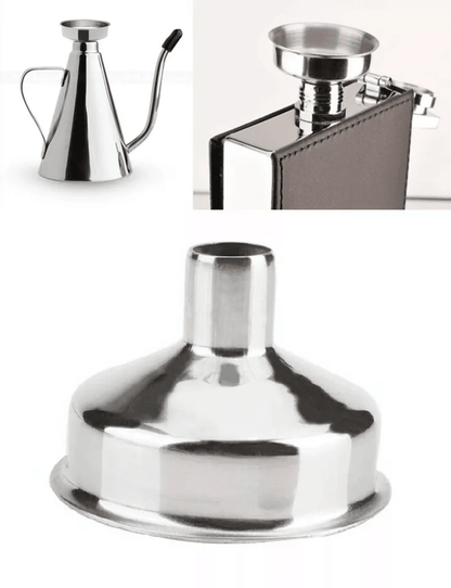 Mini Stainless Steel Funnels Reusable Small Funnels For Perfume Bottles Oil Filling Flasks  Diffuse 4