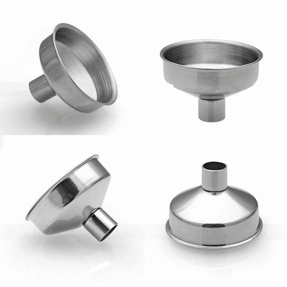 Mini Stainless Steel Funnels Reusable Small Funnels For Perfume Bottles Oil Filling Flasks  Diffuse 5