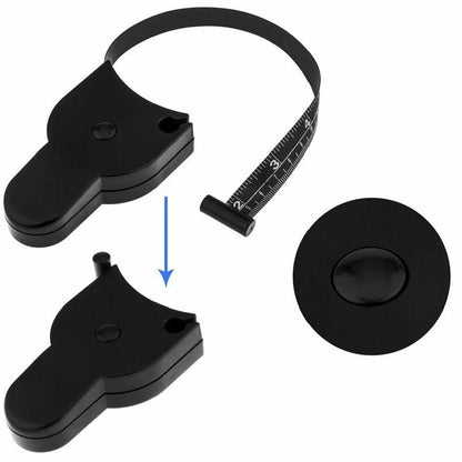 Body Fat Caliper  Muscle Measuring Tape Set 2Pack Fitness Tool For Weight Loss  Body Tracking 2