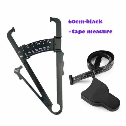 Body Fat Caliper  Muscle Measuring Tape Set 2Pack Fitness Tool For Weight Loss  Body Tracking 4