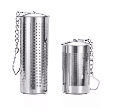 Premium Stainless Steel Tea Infuser Strainer Set, Fine Mesh Tea Ball Filter with Chain Hook for Loose Leaf Tea