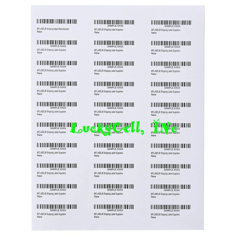 3000 Address Labels  30 Per Sheet 100 Sheets Matte White LaserInkjet Printer Labels For Amazon FBA  1