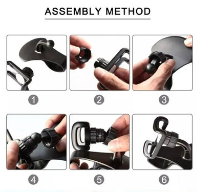 360 Universal Car Phone Mount Adjustable Dashboard Stand For GPS  Smartphones  HandsFree Driving 3