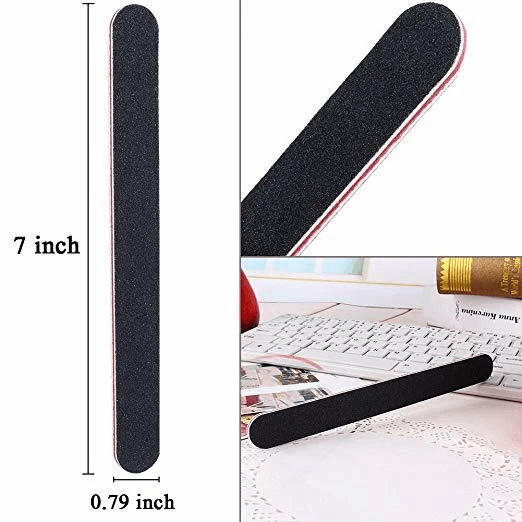 Professional Emery Nail File Set Dual Grit Manicure  Pedicure Boards For Salon Quality Nail Care 1