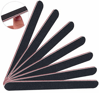 Professional Emery Nail File Set, Dual Grit Manicure & Pedicure Boards for Salon Quality Nail Care