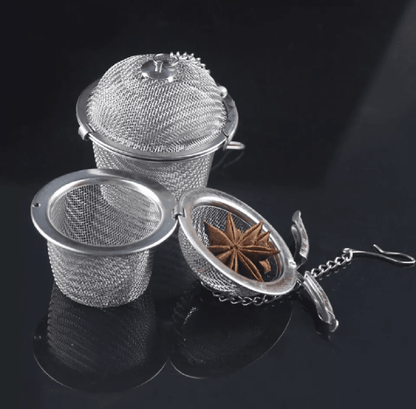 Stainless Steel Tea Infuser Ball Mesh Loose Leaf Herb Strainer With Lock For Teapots Cups  Mugs Dur 1