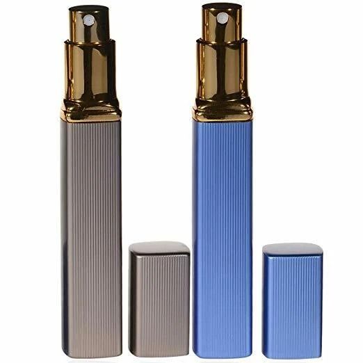 Travel Perfume Atomizer Kit 5Pack 12ml Refillable Mini Spray Bottles With LeakProof Pump 2