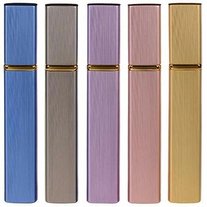 Travel Perfume Atomizer Kit 5Pack 12ml Refillable Mini Spray Bottles With LeakProof Pump 4