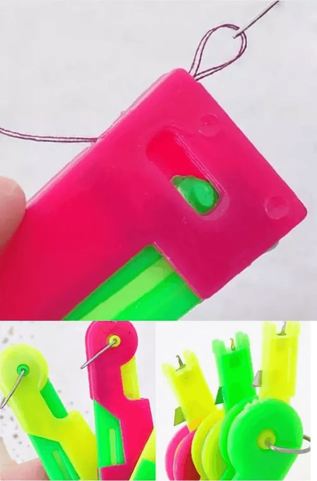 Automatic Needle Threaders Easy Thread Guide Tool For Elderly  Sewing Fast Needle Threading Solutio 5