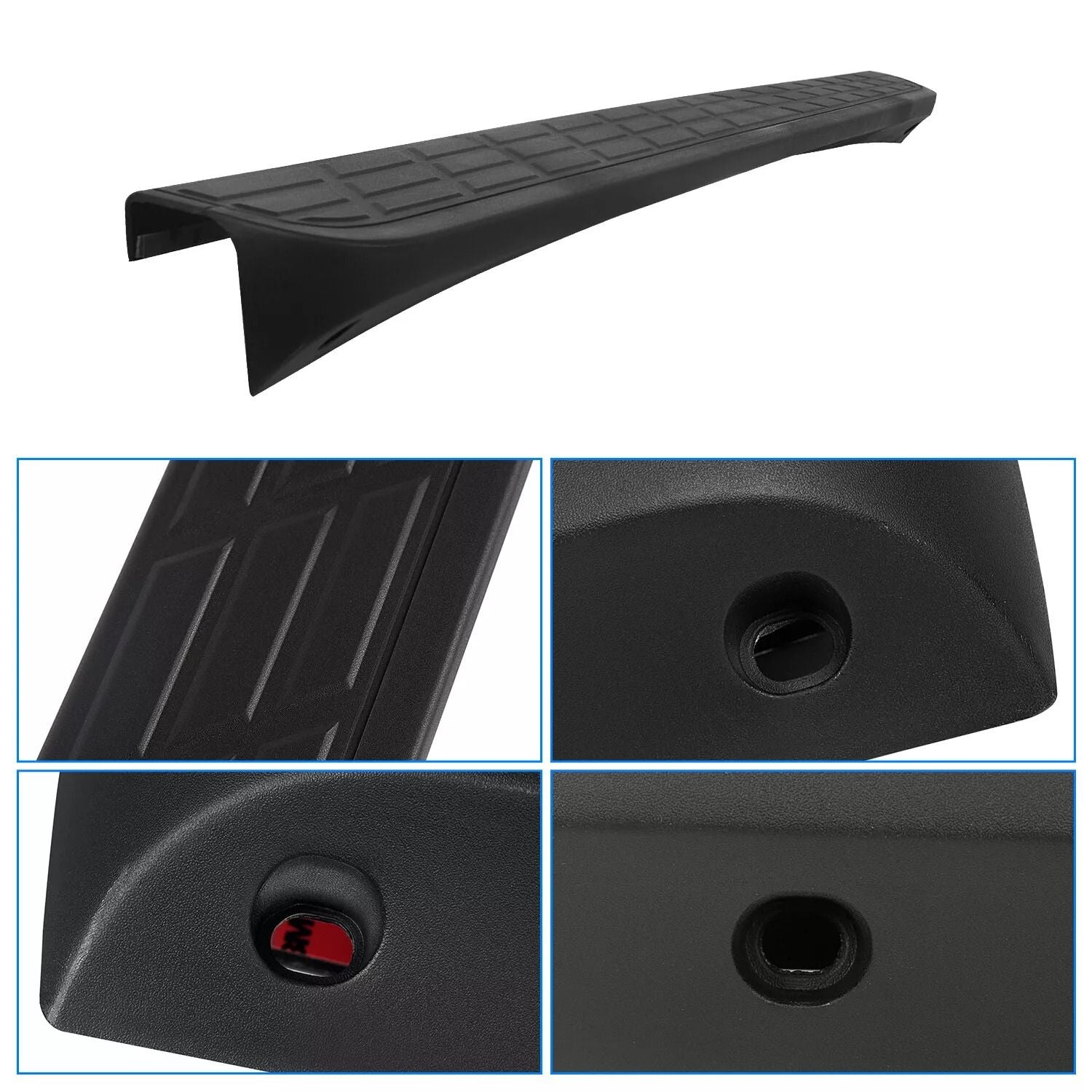 20072014 Chevy Silverado  Sierra Tailgate Top Protector  Spoiler Cap Cover  OEM Style Durable Prote 13