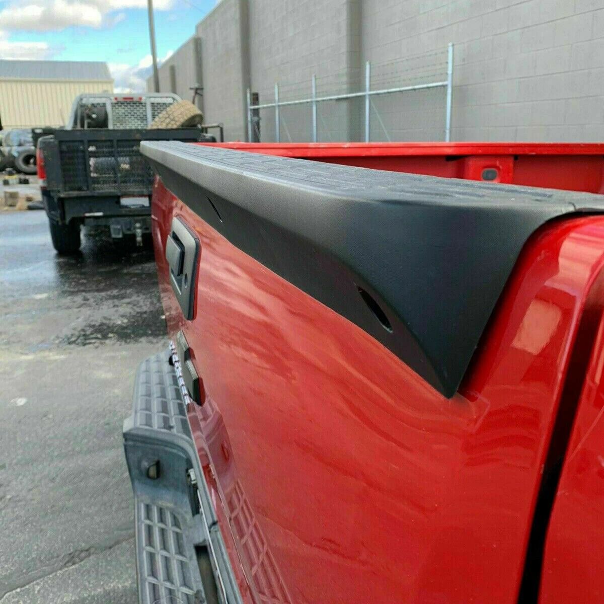 20072014 Chevy Silverado  Sierra Tailgate Top Protector  Spoiler Cap Cover  OEM Style Durable Prote 1
