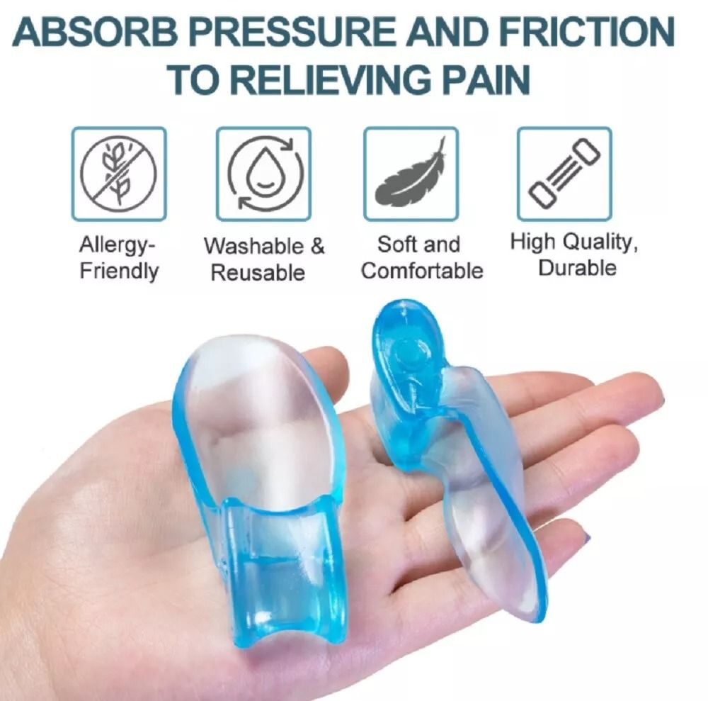 Medical Grade Bunion Relief Gel Toe Separator  Corrector For Hammer Toe Bunions  Foot Alignment 2