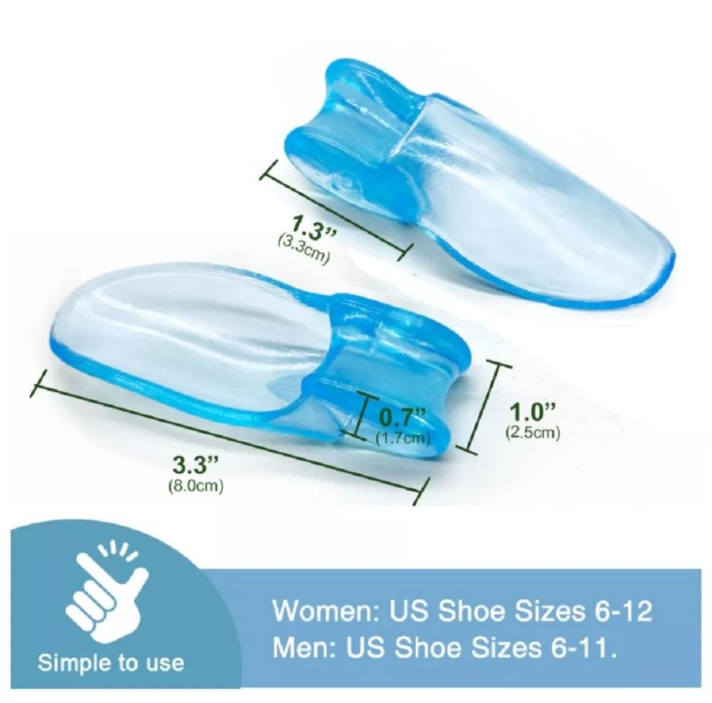 Medical Grade Bunion Relief Gel Toe Separator  Corrector For Hammer Toe Bunions  Foot Alignment 4