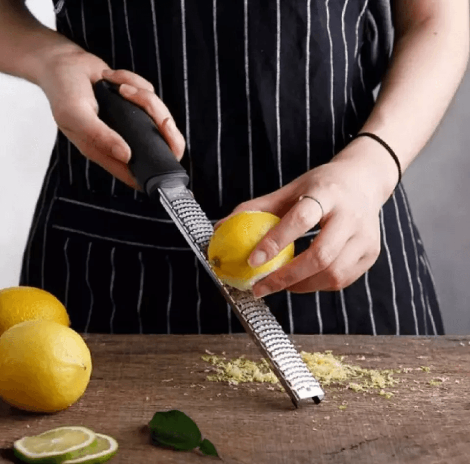 Premium Stainless Steel Cheese  Citrus Grater Zester Sharp Lemon Zester Food Grater Tool For Citrus 1