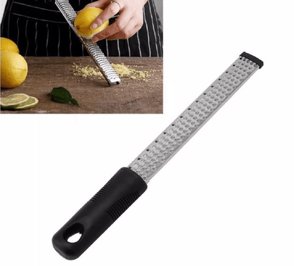 Premium Stainless Steel Cheese & Citrus Grater Zester, Sharp Lemon Zester Food Grater Tool for Citrus Fruits, Cheese