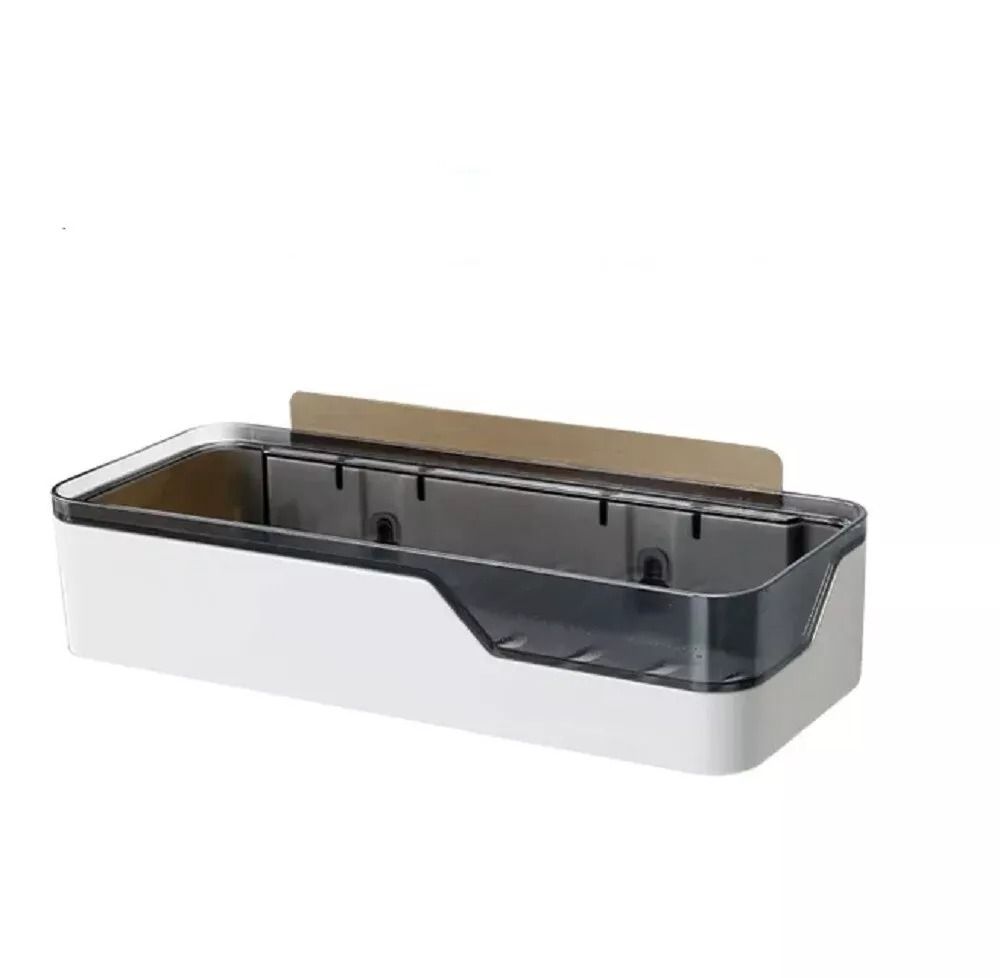 Sturdy Shower Caddy Wall Mounted SpaceSaving Bathroom Shelf Rack  Bath Storage Holder 4