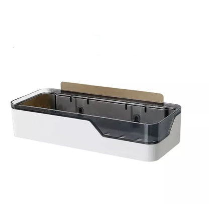 Sturdy Shower Caddy Wall Mounted SpaceSaving Bathroom Shelf Rack  Bath Storage Holder 4