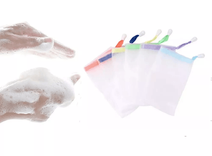 Reusable Mesh Soap Saver Bags SudsBoosting Soap Sock Pouches For LongerLasting Soap Gentle Exfoliat