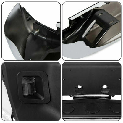 0408 Dodge RAM 1500 2500 3500 HD Chrome Rear Step Bumper Assembly  HeavyDuty Steel Replacement 4