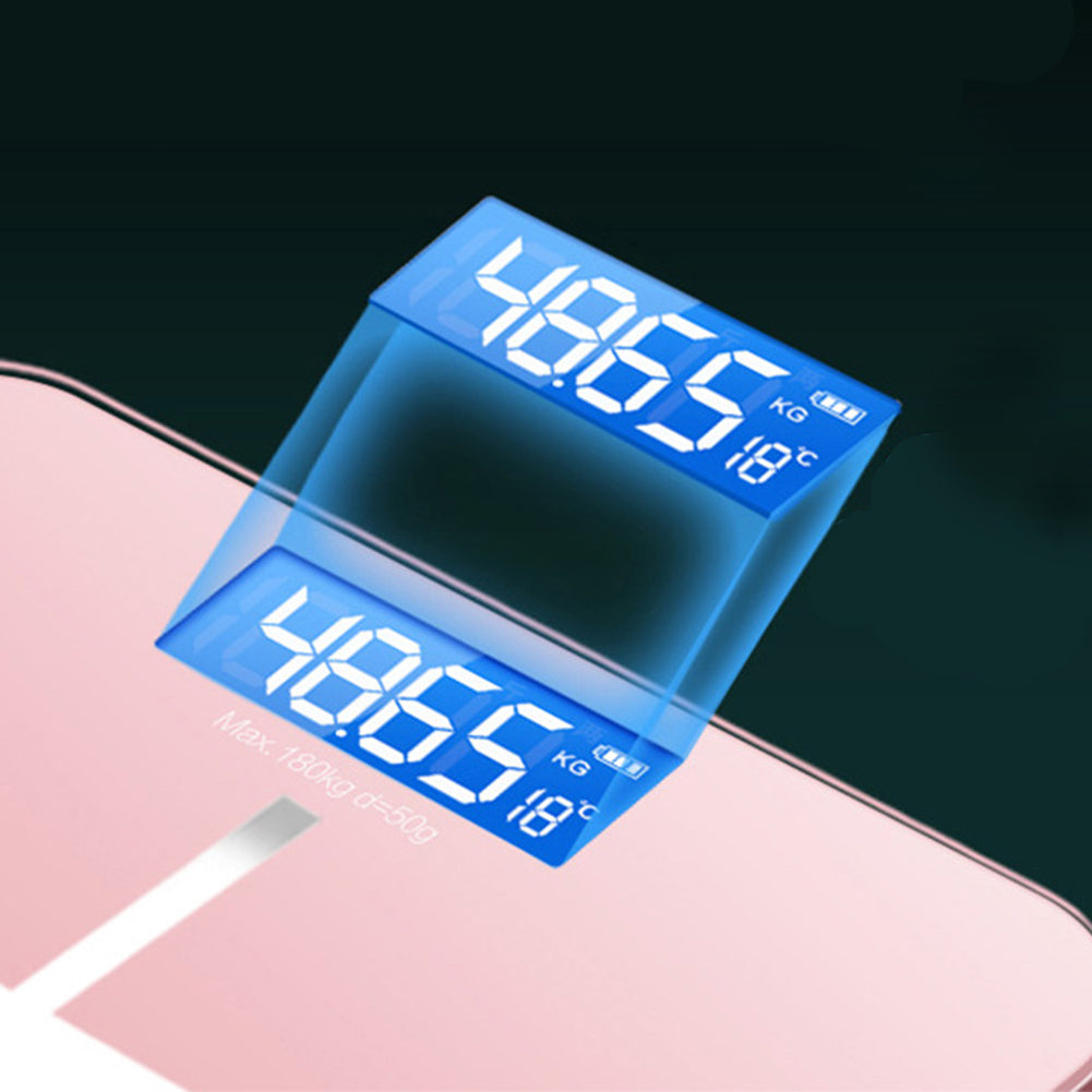 USB Charging Precision Electronic Scale for Home Office Adult, LED Display Smart Body Weight Scale & Weight Loss