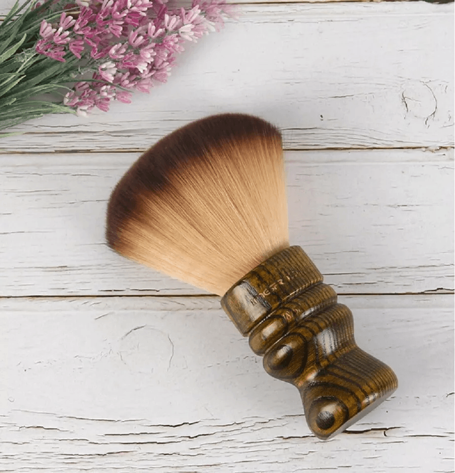 Professional Salon Neck Duster Brush Soft Hair Cutting Barber Brush For Powder Beard Body  Makeup C 4