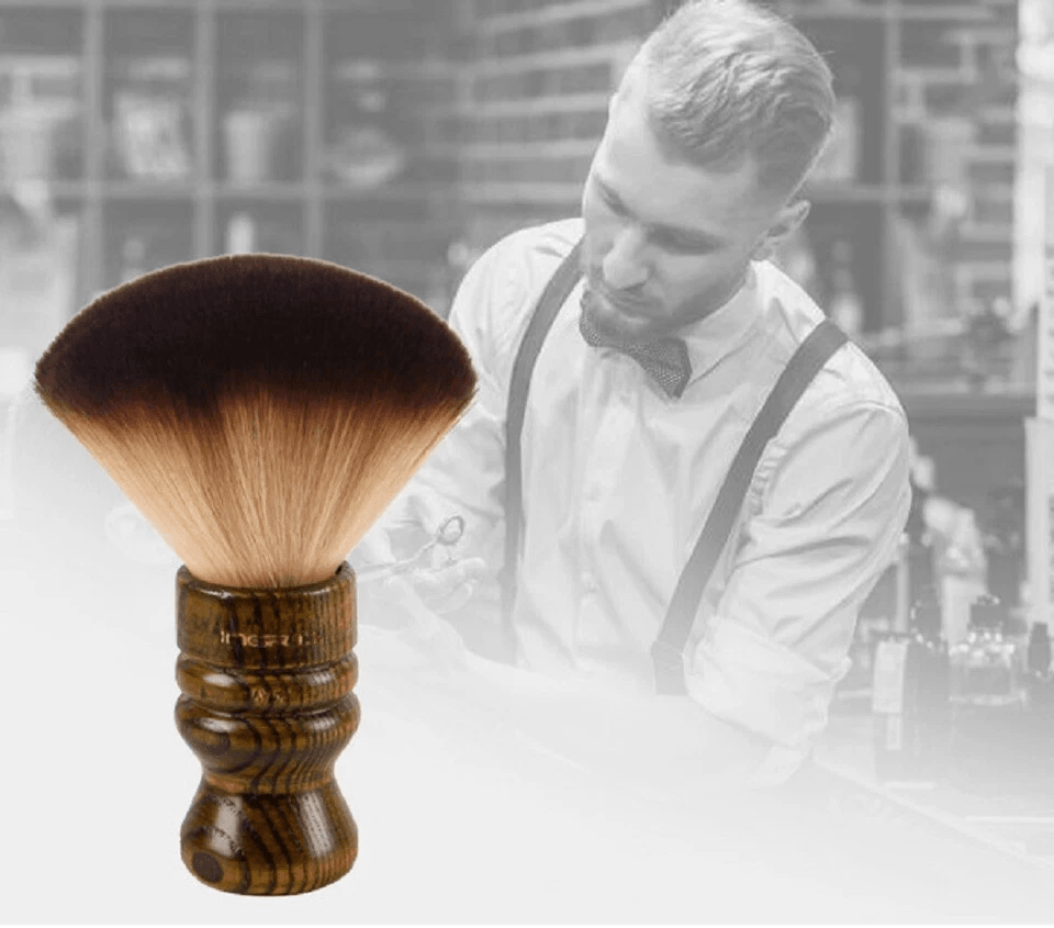 Professional Salon Neck Duster Brush Soft Hair Cutting Barber Brush For Powder Beard Body  Makeup C 2