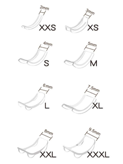 Ring Size Adjuster Set 8Pcs Invisible Spacers  Guards To Tighten Loose Rings Instantly 6