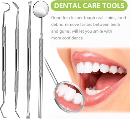 Professional Dental Instruments Tools Scaler Scraper Oral Hygiene Deep Cleaning Set Kit For Teeth C 2