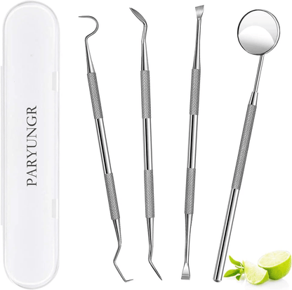 Professional Dental Instruments Tools Scaler Scraper Oral Hygiene Deep Cleaning Set Kit for Teeth Care, Tartar Removal
