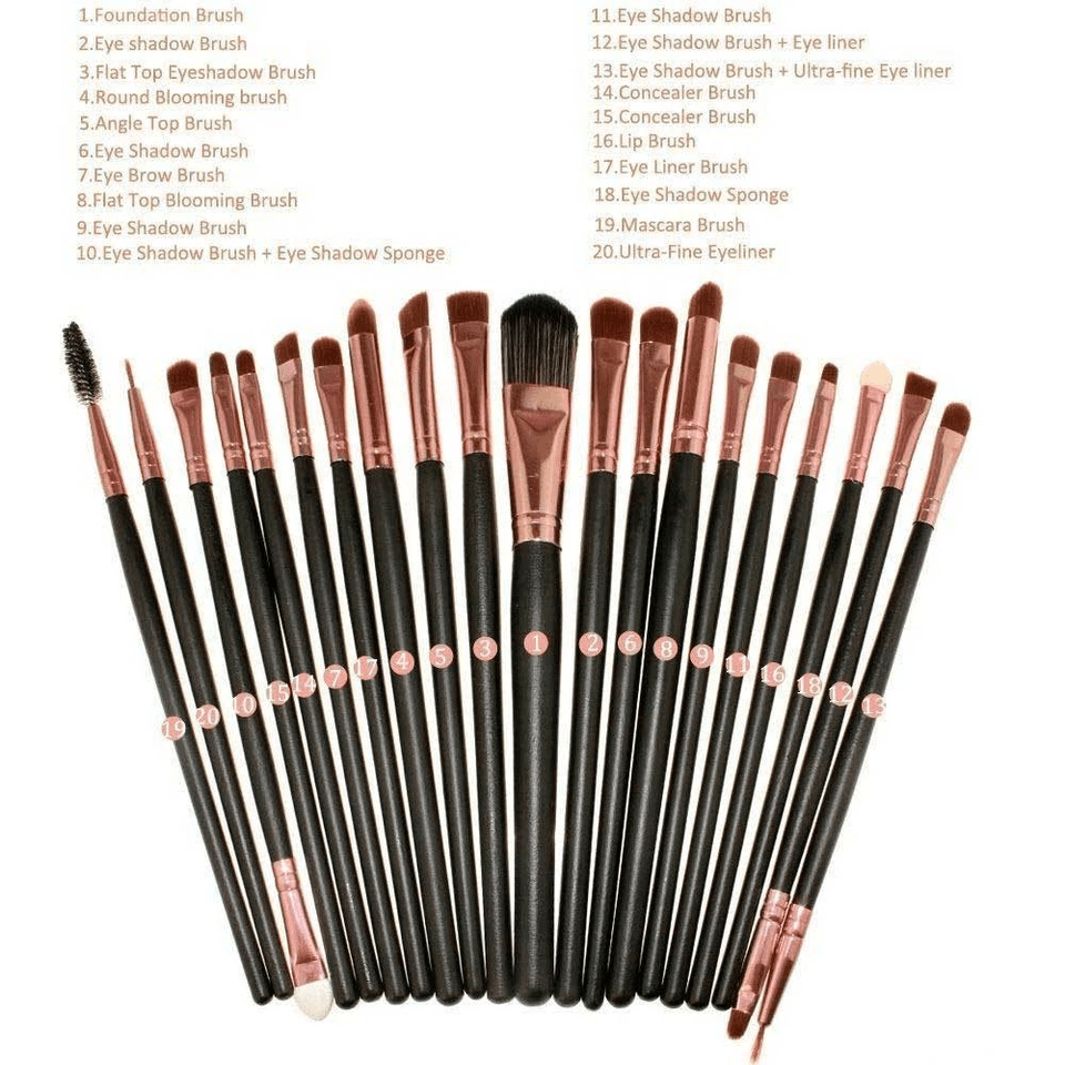 Makeup Brushes Kit Set Professional Powder Foundation Eyeshadow Eyeliner Lip Brush Set For Face  Ey 11