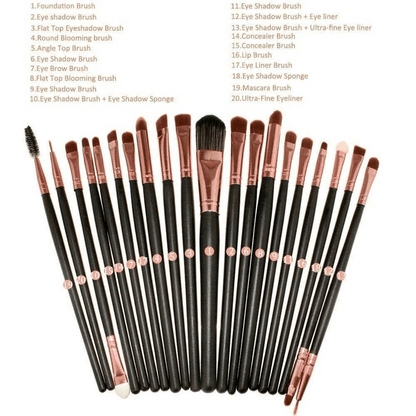 Makeup Brushes Kit Set Professional Powder Foundation Eyeshadow Eyeliner Lip Brush Set For Face  Ey 11