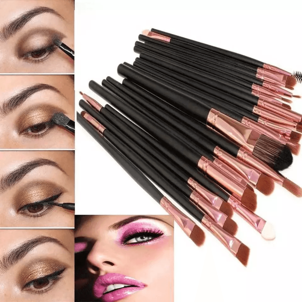 Makeup Brushes Kit Set, Professional Powder Foundation, Eyeshadow, Eyeliner, Lip Brush Set for Face & Eye Makeup Tools
