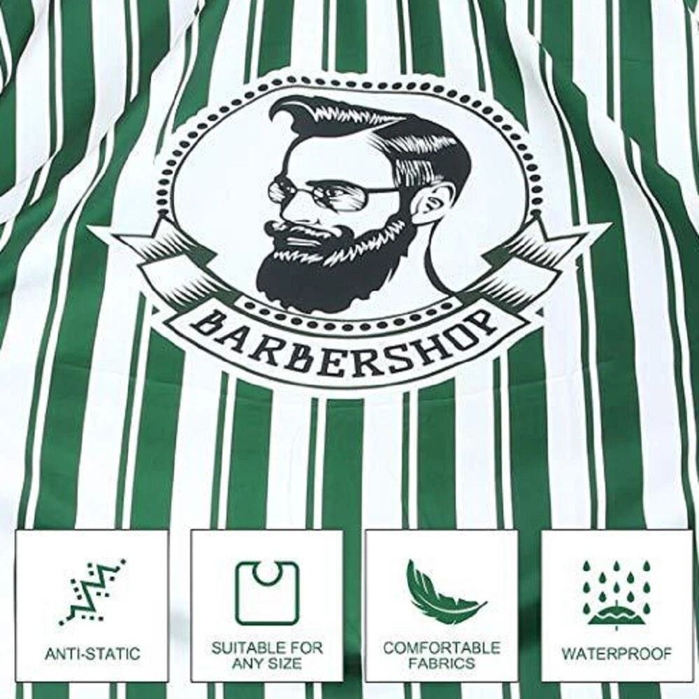 Salon Grade Hair Cutting Cape Professional Barber Apron With Snap Closure For Hairdressing  Styling 2