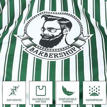 Salon Grade Hair Cutting Cape Professional Barber Apron With Snap Closure For Hairdressing  Styling 2