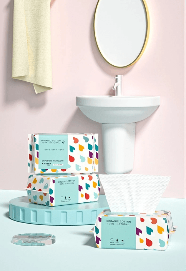 UltraSoft Cotton Face Towels Reusable Travel Friendly Skin Safe 1