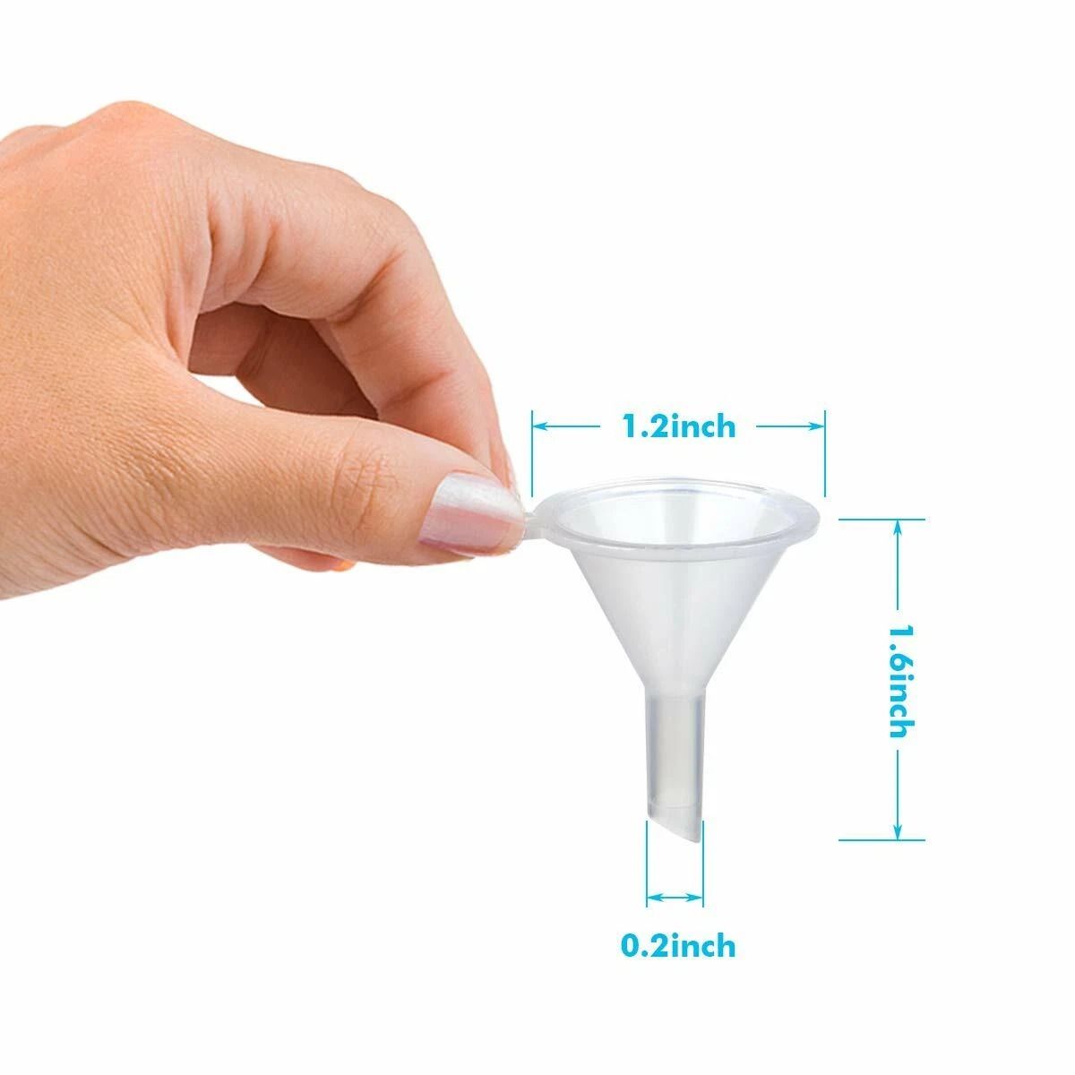 Small Plastic Funnels 10Pack Perfect For Essential Oils Perfume Refills  DIY Bottle Filling 7