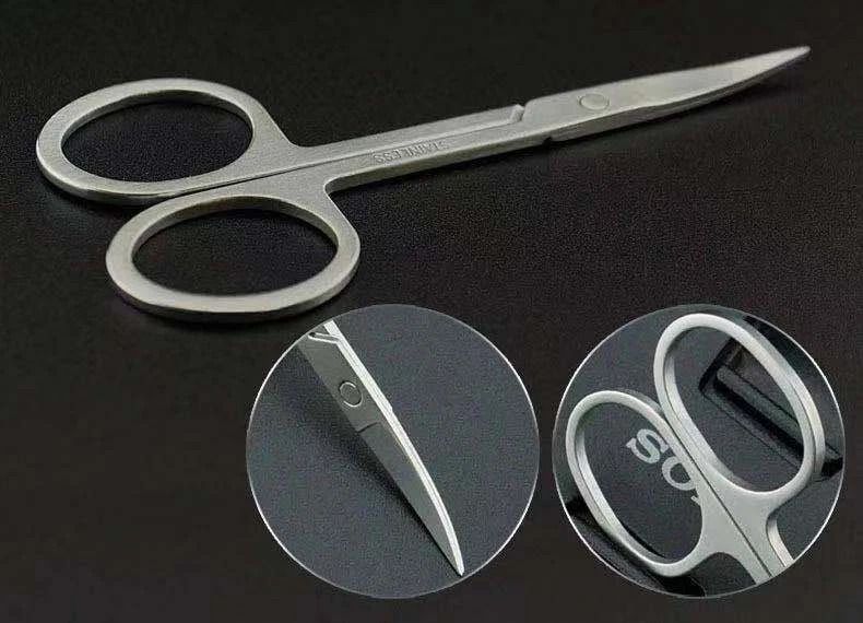 12PCS Professional Pedicure  Manicure Set Nail Clippers Cuticle Cleaner Grooming Kit With Case 1