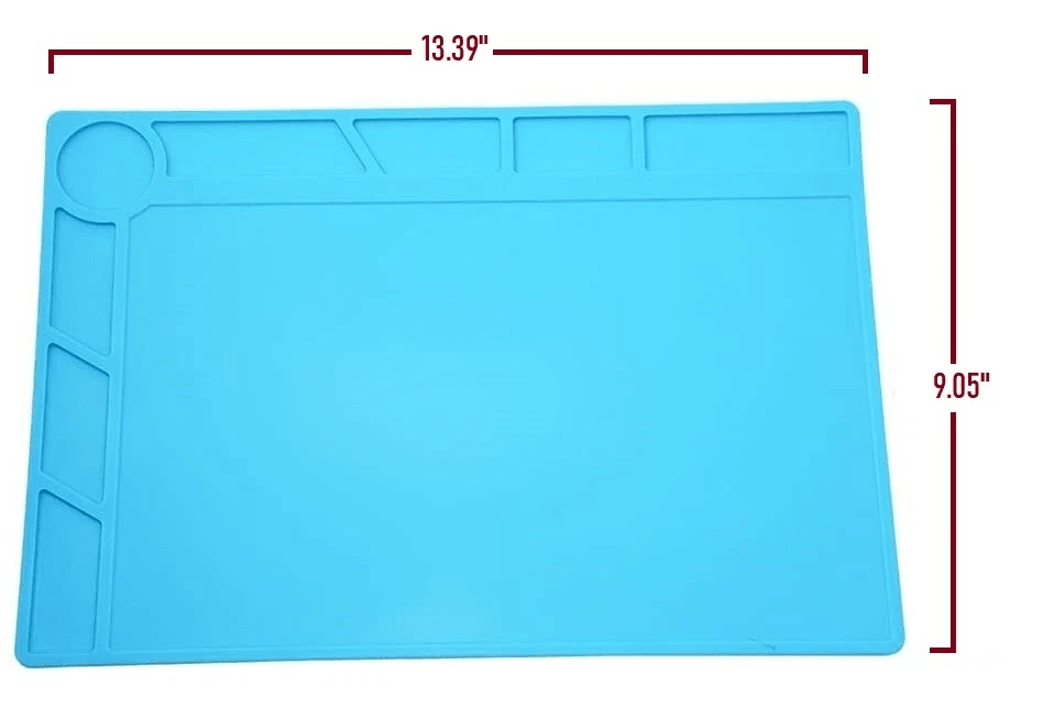 AntiStatic Silicone Soldering Repair Mat Heat Insulation Work Desk Pad For Phone PC Electronics Wel 6