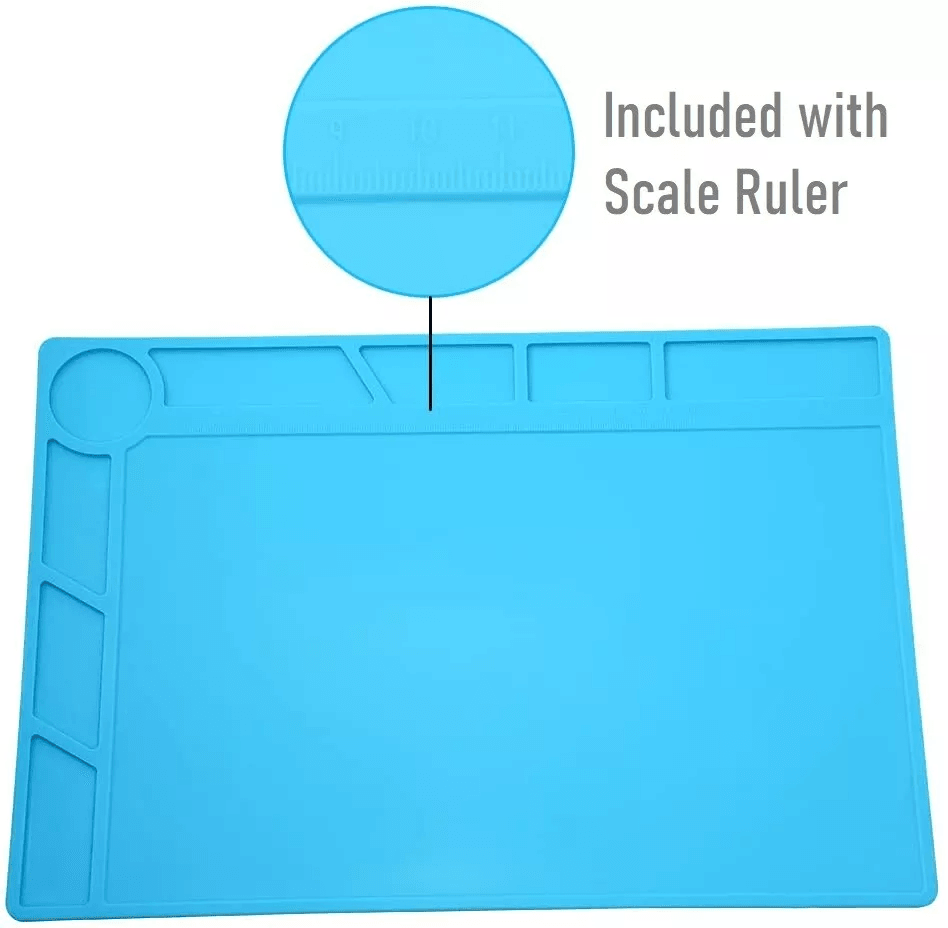 AntiStatic Silicone Soldering Repair Mat Heat Insulation Work Desk Pad For Phone PC Electronics Wel 2