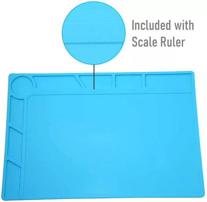 AntiStatic Silicone Soldering Repair Mat Heat Insulation Work Desk Pad For Phone PC Electronics Wel 2