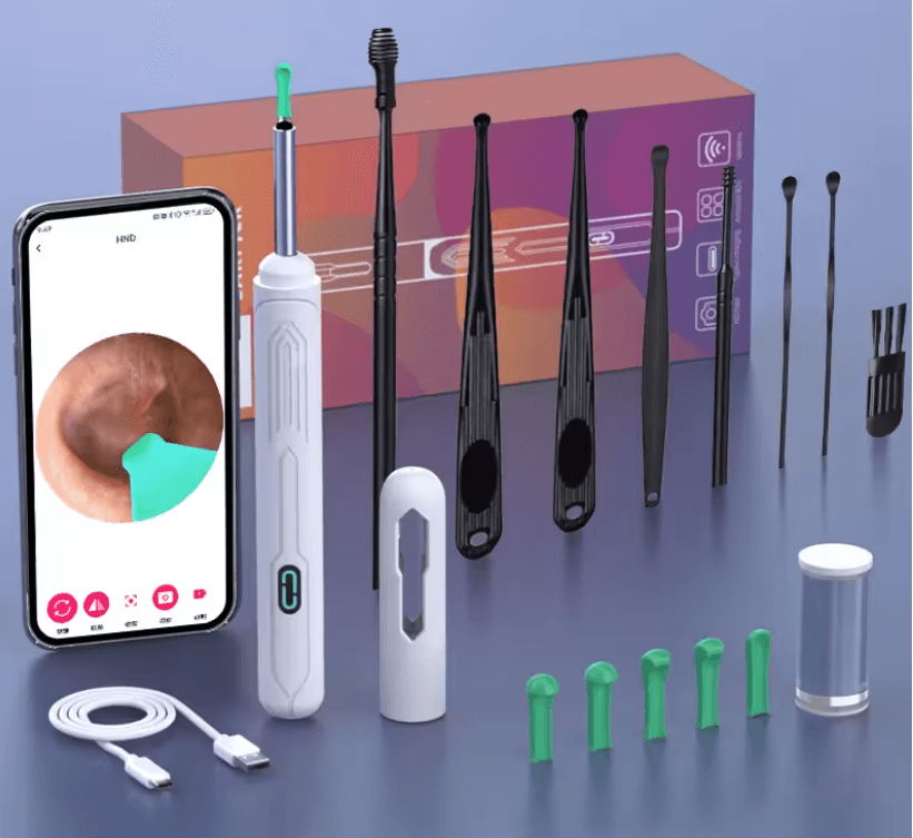 HD Ear Cleaner With Camera USB C Otoscope Wax Removal Kit For Adults And Kids 9