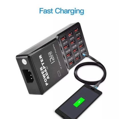 USB Charging Station Hub Organizer Fast Desktop  Wall Cell Phone Charger For Multiple Devices Smart 2