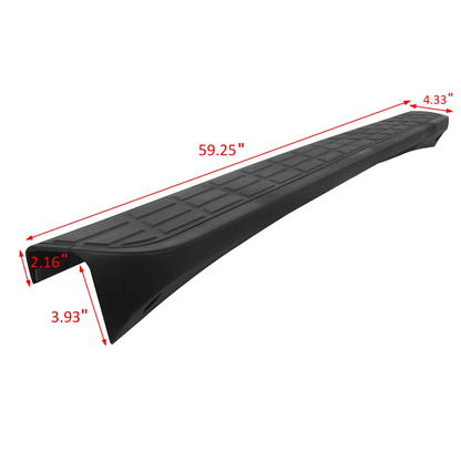 Chevy Silverado Sierra Tailgate Top Protector Spoiler Cap Cover Direct OE Replacement ABS Textured  4