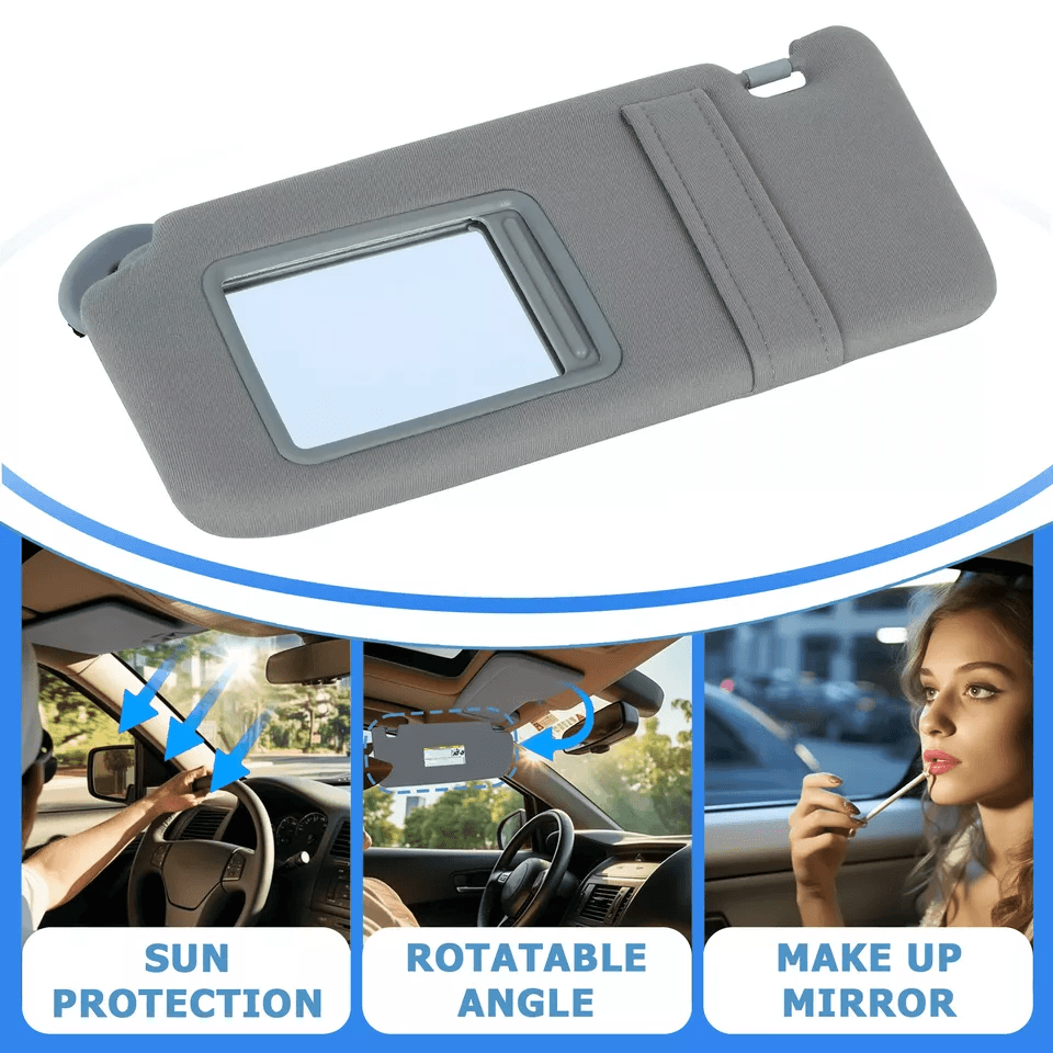 Left Driver Side Sun Visor Sunshade Without Sunroof For Toyota Camry Gray Replacement 3