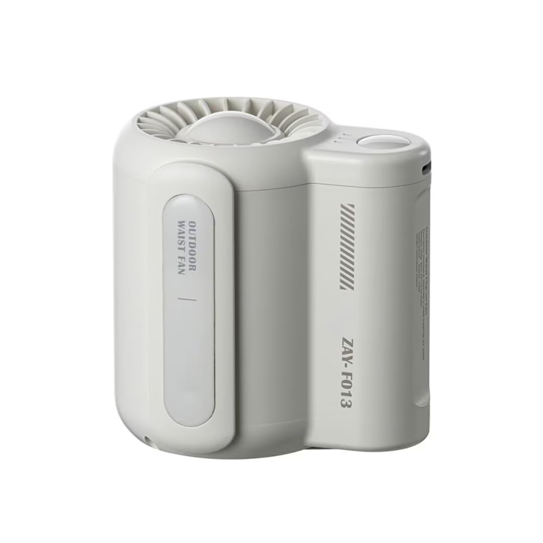 Portable Waist Fan USB Rechargeable Clip On Cooling Fan For Outdoor And Under Shirt Use 5