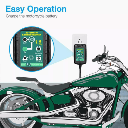 Automatic Battery Charger Maintainer Trickle Float For Motorcycle Car ATV Marine SLA AGM Gel Deep C 1